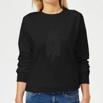 Skulls And Flowers Women's Sweatshirt - Black - 5XL - Black