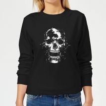 Skull Women's Sweatshirt - Black - 5XL - Black