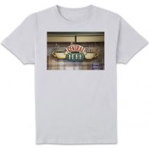 Friends Central Perk Coffee Sign Herren T-Shirt - Weiß - 4XL