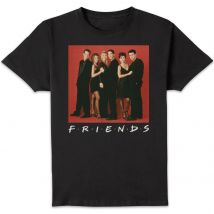 Friends Character Pose Men's T-Shirt - Black - 3XL
