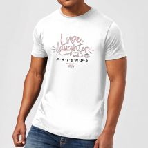 Friends Love Laughter Herren T-Shirt - Weiß - 5XL