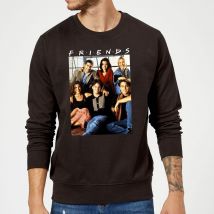 Sweat Homme Vintage Character Shot - Friends - Noir - S