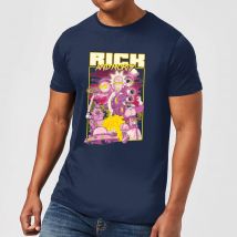 Rick and Morty 80s Poster Men's T-Shirt - Navy - M