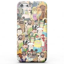 Rick and Morty Interdimentional TV Characters Phone Case for iPhone and Android - Samsung S10 - Snap Case - Matte