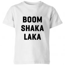 PlanetA444 Boom Shaka Laka Kids' T-Shirt - White - 11-12 Years - White