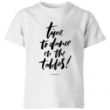 PlanetA444 Time To Dance On The Tables Kids' T-Shirt - White - 11-12 Years - White