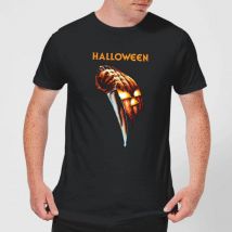 Halloween Pumpkin Men's T-Shirt - Black - S