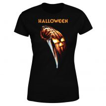 Halloween Pumpkin Women's T-Shirt - Black - L