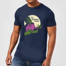 Universal Monsters Der Wolfsmensch Retro Herren T-Shirt - Navy Blau - XXL