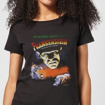 Universal Monsters Frankenstein Vintage Poster Damen T-Shirt - Schwarz - 5XL