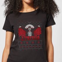 Universal Monsters Dracula Christmas Damen T-Shirt - Schwarz - 5XL