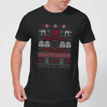 Star Wars Merry Sithmas Knit Mens T-Shirt - Schwarz - L