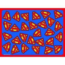Buckle-Down DC Comics Superman Logo Scattered Placemat - Blue/Red