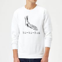 Ho-Ho-Toe Christmas Sweatshirt - White - L - White