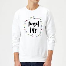 Tinsel T**s Christmas Sweatshirt - White - M - White