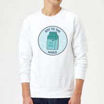 Soy To The World Christmas Sweatshirt - White - L - White