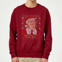 Make Christmas Great Again Pull de Noël - Bordeaux - M