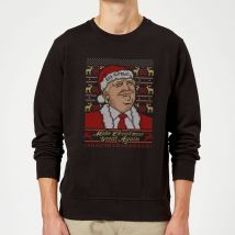 Make Christmas Great Again Pull de Noël - Noir - M
