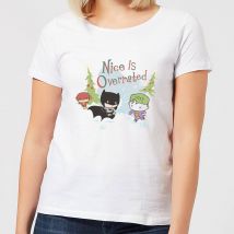 DC Nice Is Overrated Women's Christmas T-Shirt - White - L - Blanc