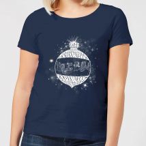Harry Potter Yule Ball Baubel Women's Christmas T-Shirt - Navy - M