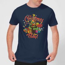Looney Tunes Its Christmas Baby Men's Christmas T-Shirt - Navy - L