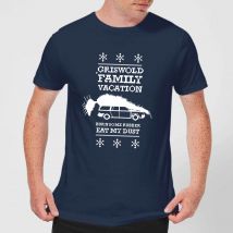 National Lampoon Griswold Vacation Ugly Knit Herren Christmas T-Shirt - Navy Blau - S