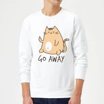Go Away Sweatshirt - White - M - White