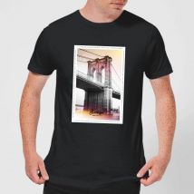 Brooklyn Bridge Men's T-Shirt - Black - L