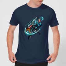 Aquaman Fight for Justice Men's T-Shirt - Navy - L