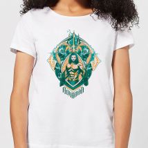 Aquaman Seven Kingdoms Women's T-Shirt - White - L