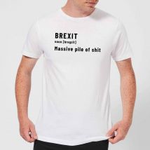 Brexit. Massive Pile Of Sh*t Men's T-Shirt - White - XXL - White