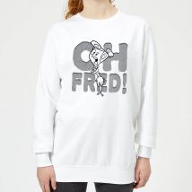 The Flintstones Oh Fred! Women's Sweatshirt - White - XS