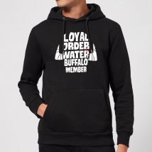 The Flintstones Loyal Order Of Water Buffalo Member Hoodie - Black - XXL