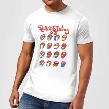 Rolling Stones International Licks Herren T-Shirt - Weiß - L
