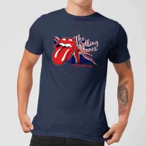 Rolling Stones Lick The Flag Herren T-Shirt - Navy Blau - XL
