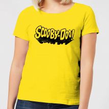 Scooby Doo Retro Mono Logo Women's T-Shirt - Yellow - XXL