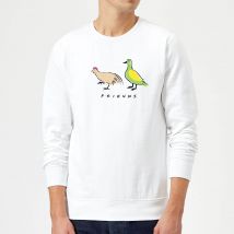 Friends The Chick And The Duck Sweatshirt - White - XXL