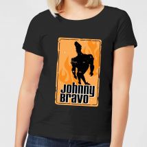 Johnny Bravo Fire Women's T-Shirt - Black - M