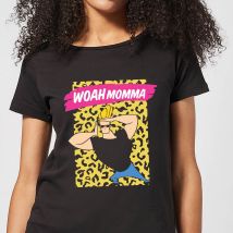 Johnny Bravo Woah Momma Women's T-Shirt - Black - M