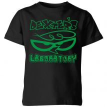 Dexters Lab Logo Kids' T-Shirt - Black - 3-4 ans