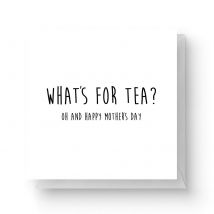 What's For Tea? Square Greetings Card (14.8cm x 14.8cm)
