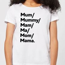 Mum's And Mam's Women's T-Shirt - White - L