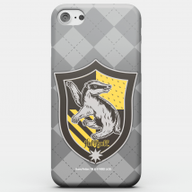 Coque Smartphone Écusson Poufsouffle - Harry Potter pour iPhone et Android - Coque Simple Matte