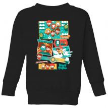 Harry Potter Kids Cute Films Kids' Sweatshirt - Black - 3-4 ans