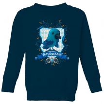 Harry Potter Kids Ravenclaw Crest Kids' Sweatshirt - Navy - 9-10 ans