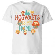 Harry Potter Kids Hogwarts Is My Home Kids' T-Shirt - White - 5-6 ans