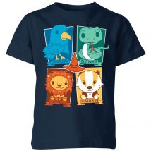 Harry Potter Kids Hogwarts Houses Kids' T-Shirt - Navy - 5-6 ans