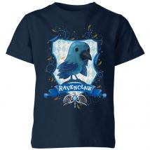 Harry Potter Kids Ravenclaw Crest Kids' T-Shirt - Navy - 3-4 ans
