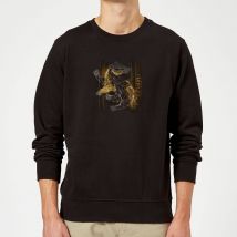 Harry Potter Hufflepuff Geometric Sweatshirt - Black - S