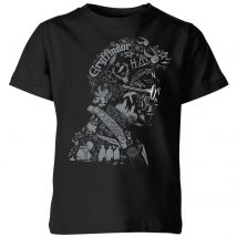 Harry Potter Harry Potter Head Kids' T-Shirt - Black - 5-6 ans